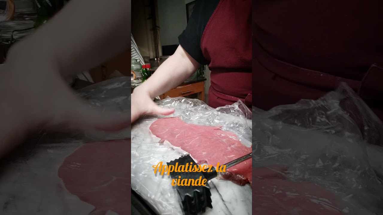 Escalope de veau panée