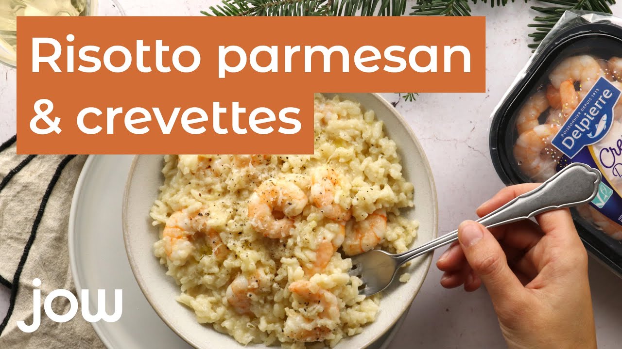 Risotto parmesan & crevettes