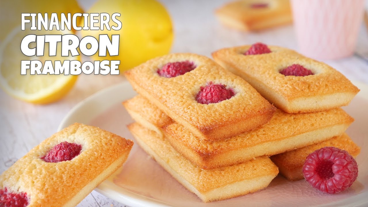 FINANCIERS Citron Framboise 🍋❤️ | Ultra Moelleux & Anti-Gaspi