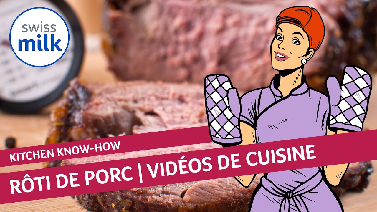 Comment cuire un rôti de porc à basse température | Vidéo de cuisine | Swissmilk (2010)