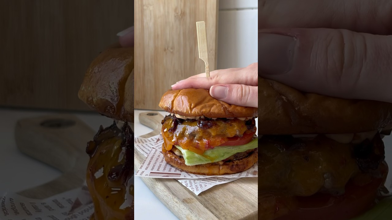 Le meilleur burger 😍🍔 #faitmaison #recettefacile #cuisine #burgermaison