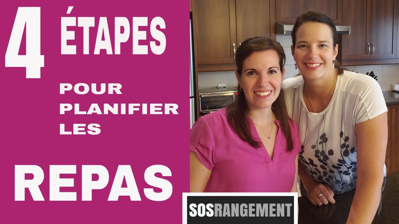 4 étapes pour planifier les repas de la semaine