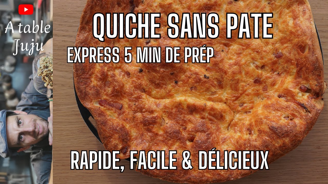 Quiche Sans Pâte Express – Rapide, Facile et Délicieuse !