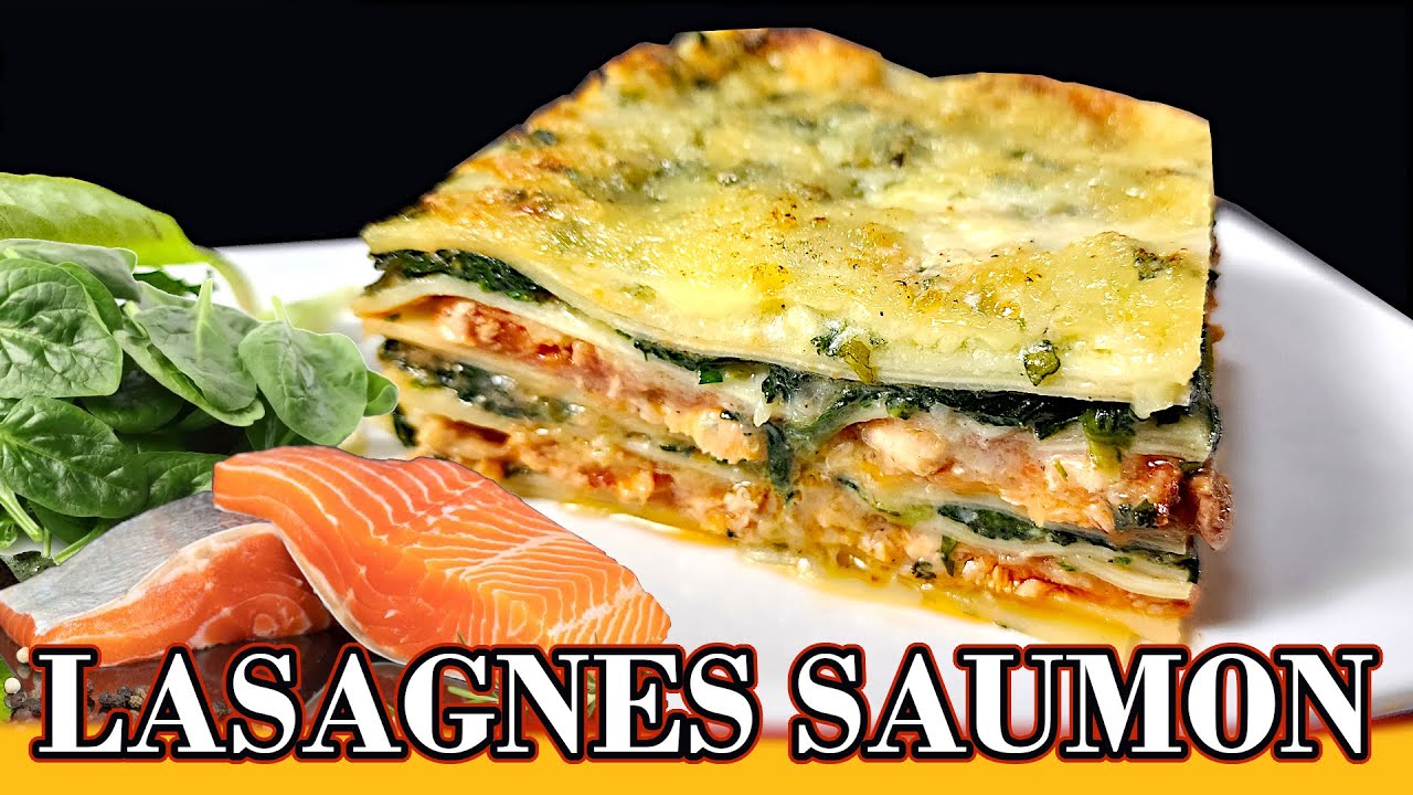 Lasagnes au saumon et aux épinards : un délice ! Salmon spinach lasagnas [ENG SUB]