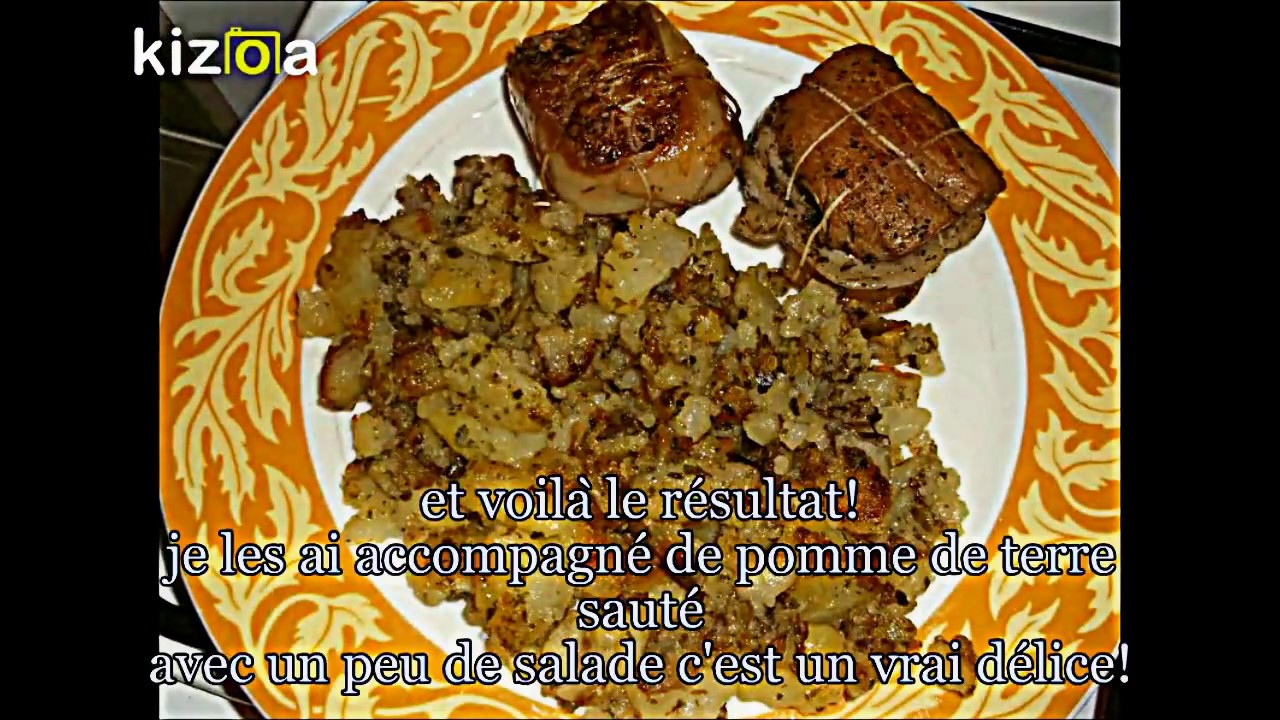 1 recette de paupiette de porc