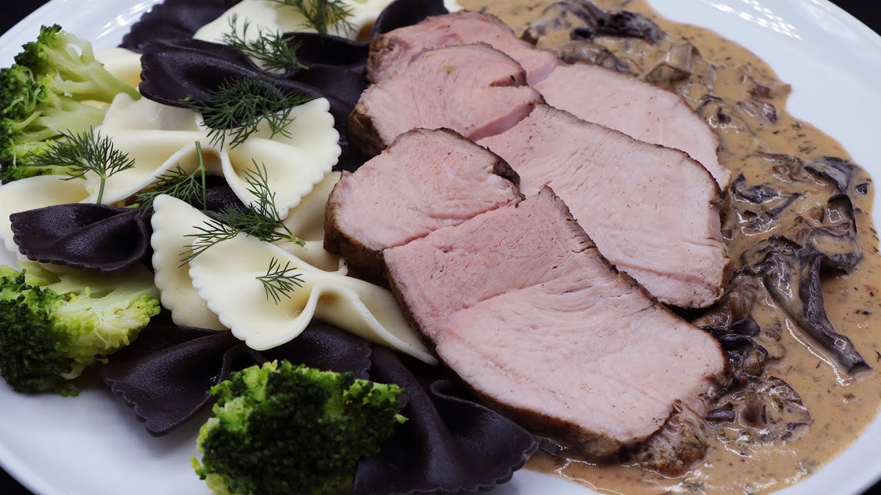 Cuisson à basse température : le rôti de veau aux champignons forestiers