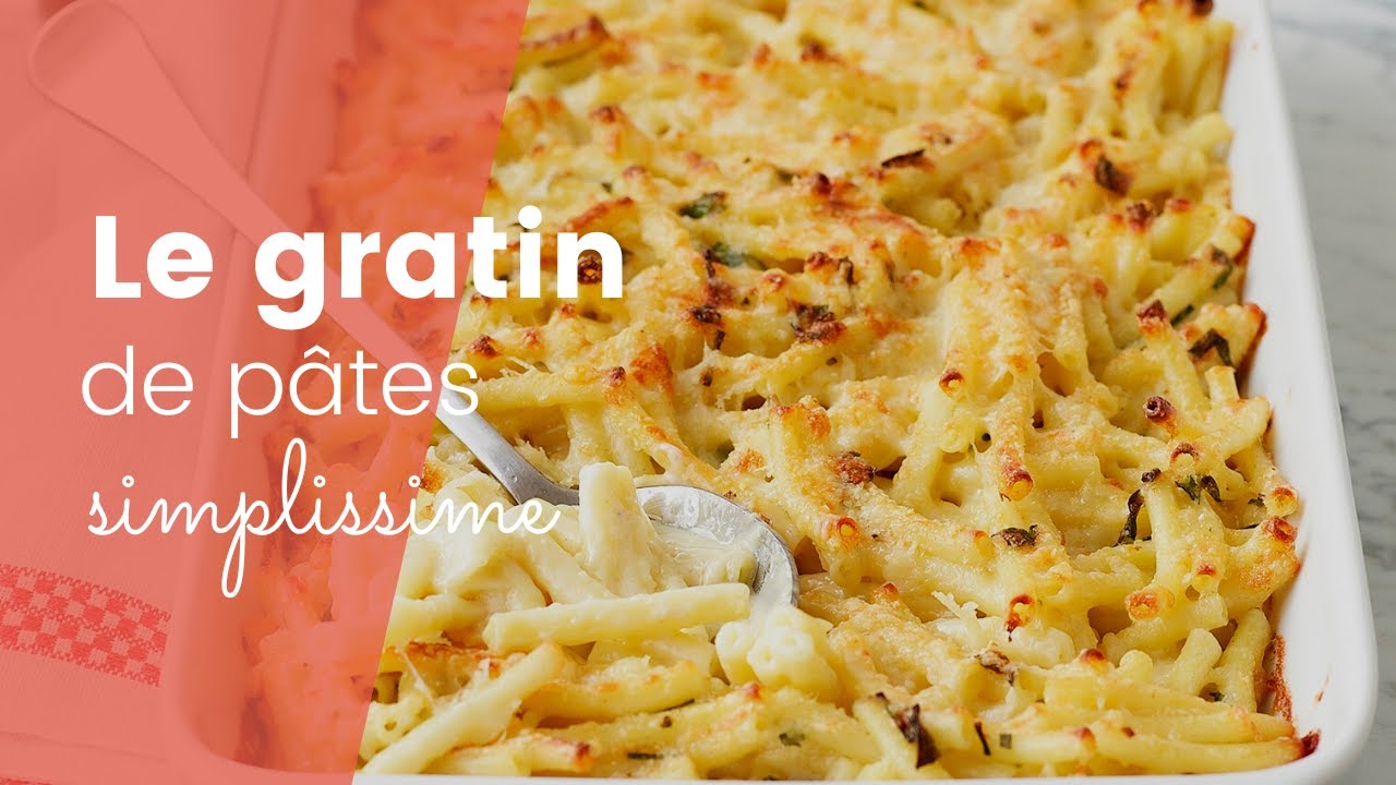 La recette du gratin de pâtes simplissime