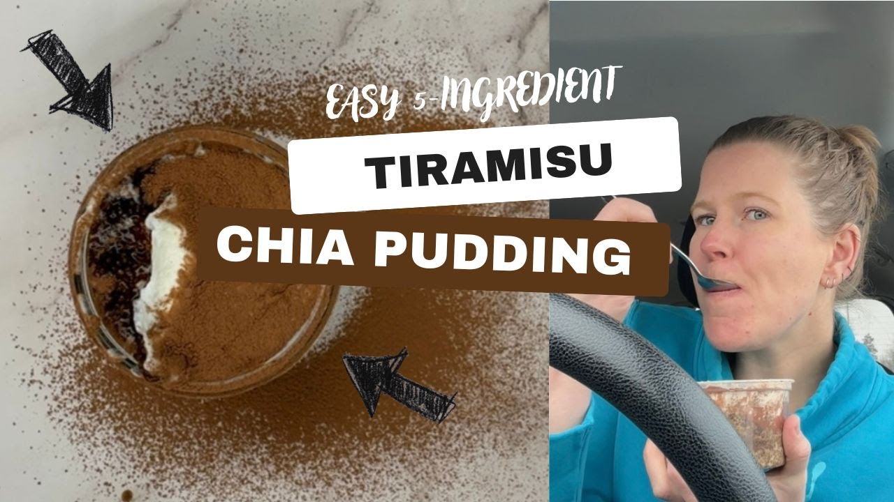Layered Tiramisu Chia Seed Pudding | Overnight Breakfast Recipe | Tastes Like Dessert