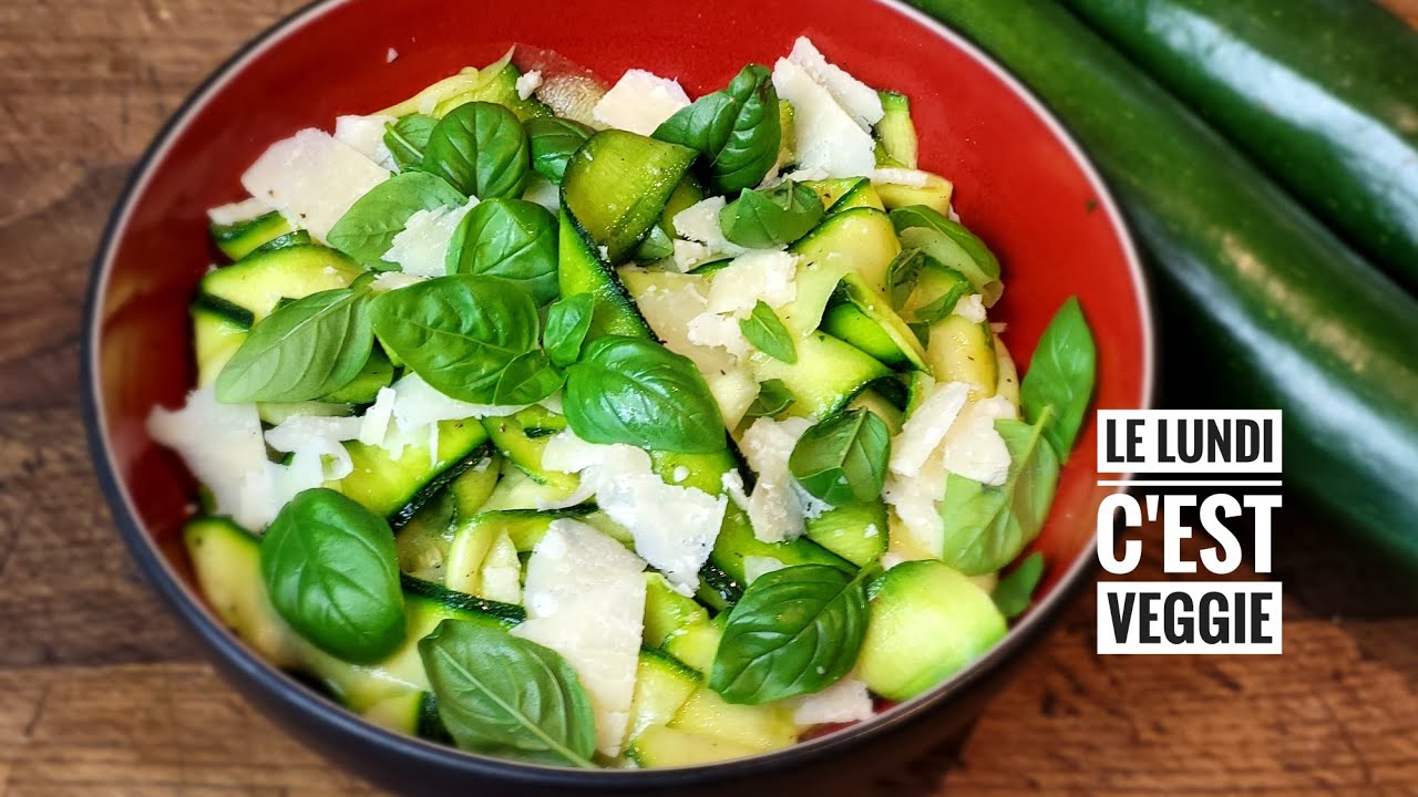 SALADE DE COURGETTES, recette facile et rapide