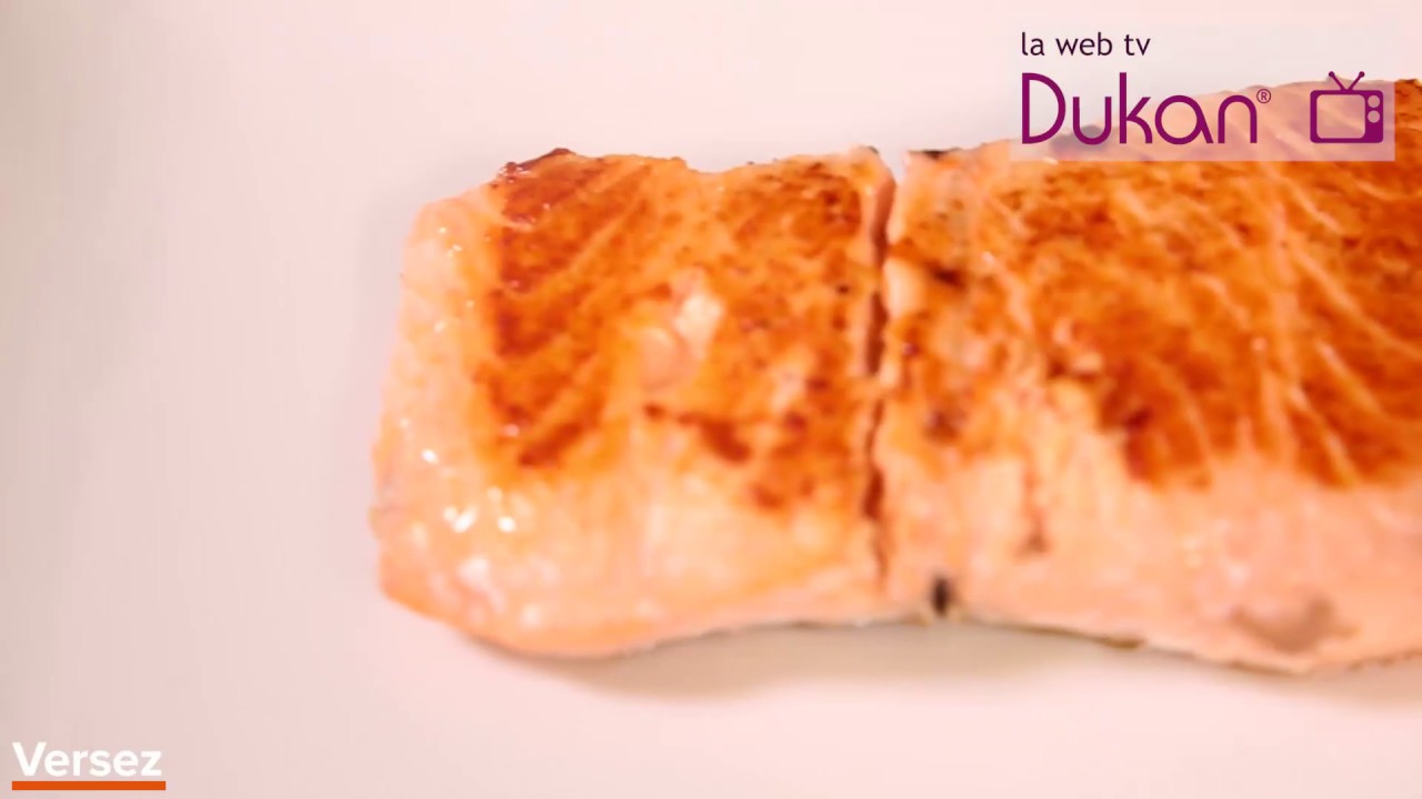 Pavé de Saumon - Sauce Moutarde (Recettes Dukan)
