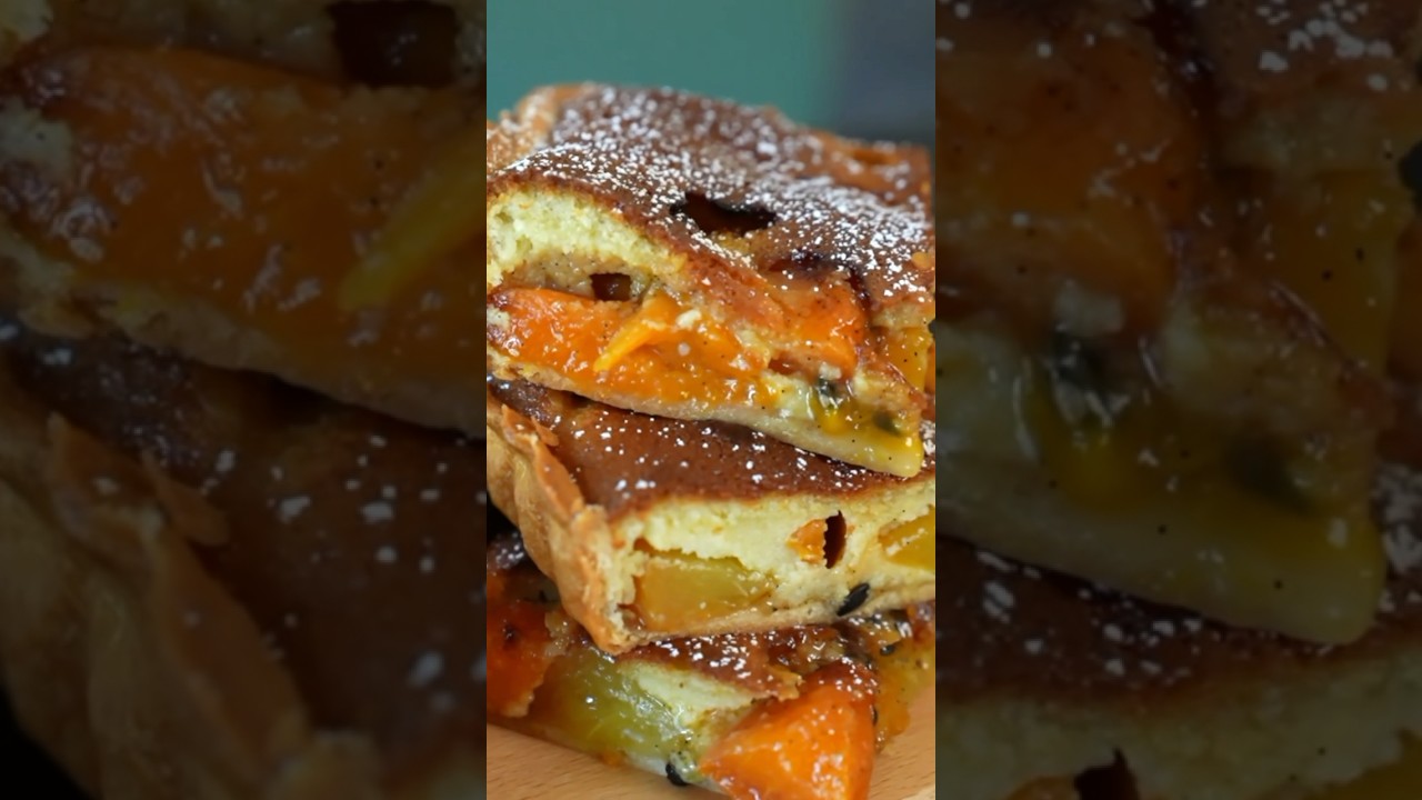 Ma tarte aux fruits d’été préférée 🤩 Abricot Pêche Passion