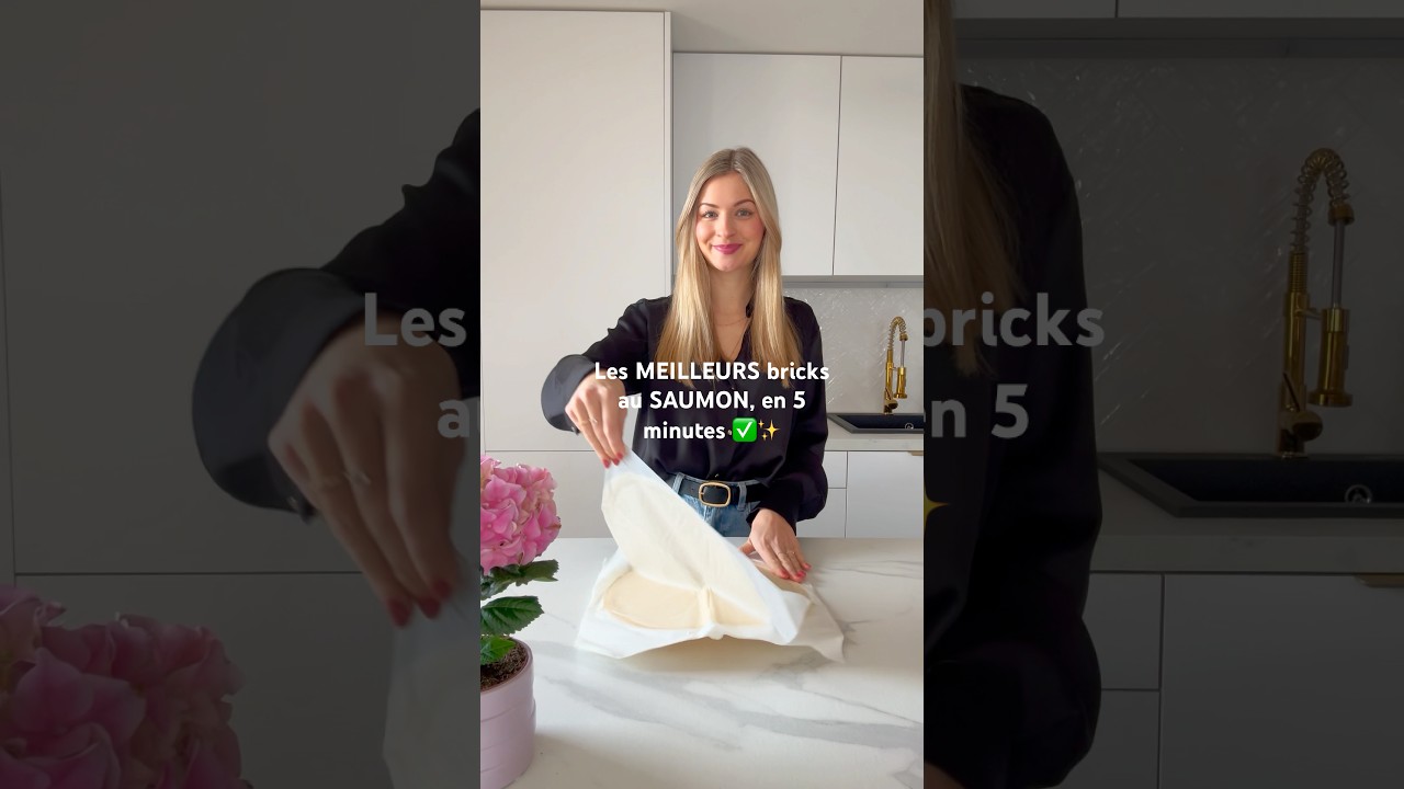 Les MEILLEURES bricks au saumon en 5 minutes ✨✅ #recetterapide #bricks