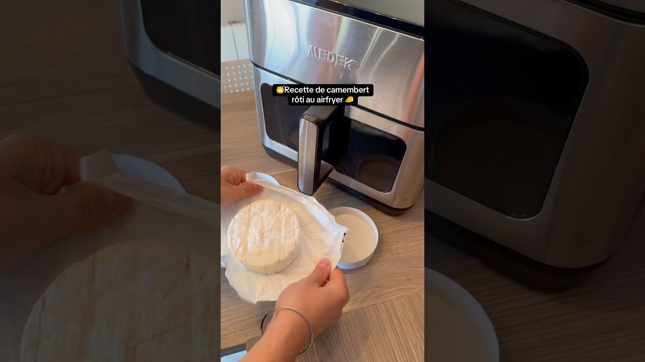 Recette de camembert rôti au airfryer 🍯🧀 #airfryer #recettesimple #recetterapide #recettefacile