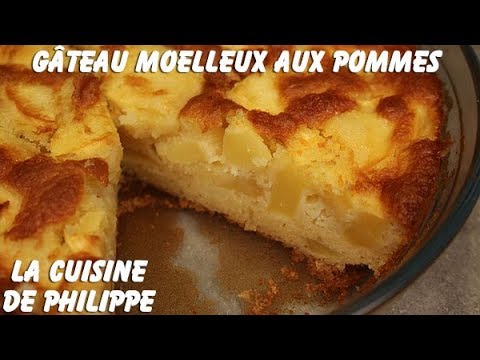 Gâteau moelleux aux pommes