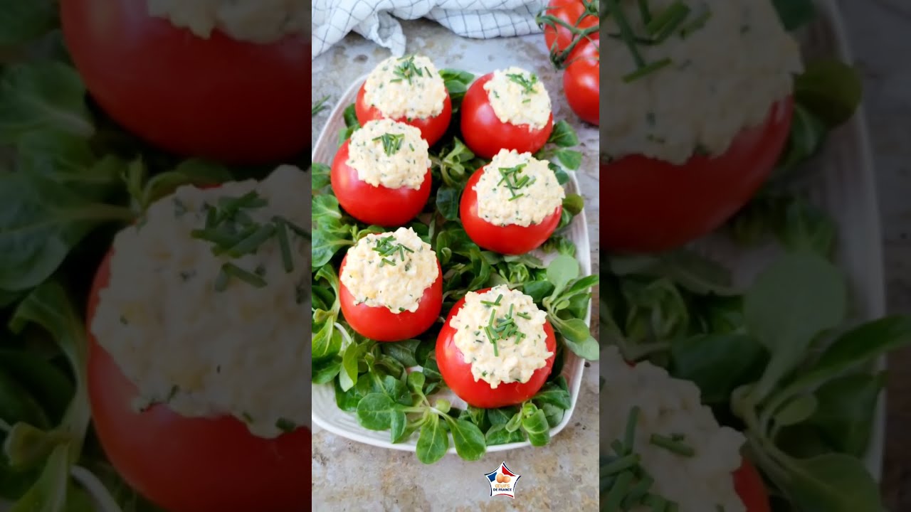 Les Tomates farcies aux œufs mimosas