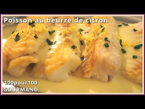 Poisson poêlé sauce beurre de citron