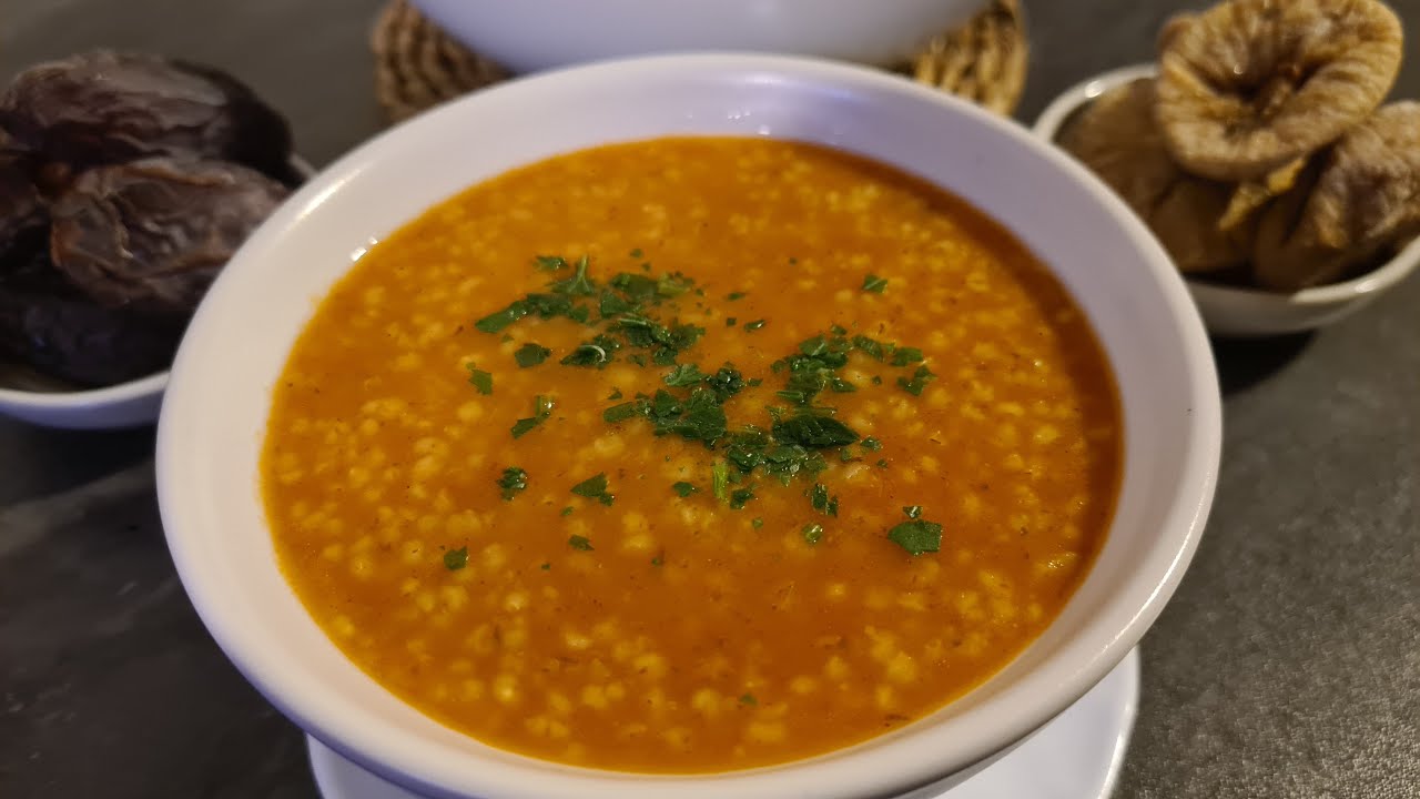 Soupe, Chorba à la semoule d'orge  "tchicha" un délice 👌🏻