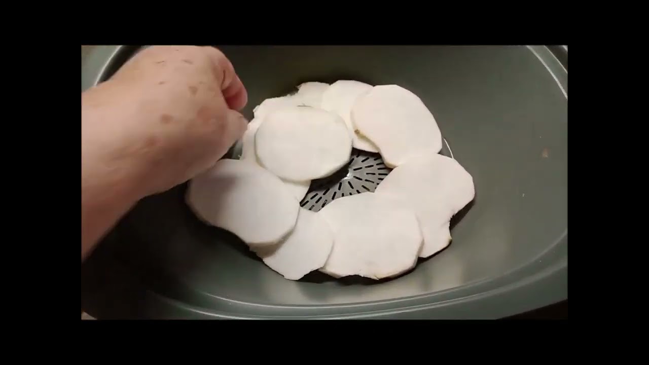 Navets vapeur .recette avec le robot KM 2017WI.20 de aldi