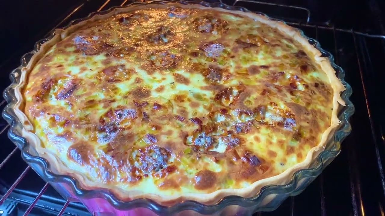 Tarte aux poireaux - Recette à l'ancienne