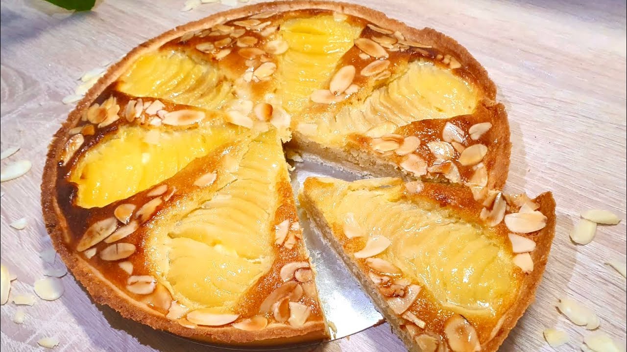 Recette de la TARTE Amandine aux poires, je vous conseille vraiment de l’essayer !
