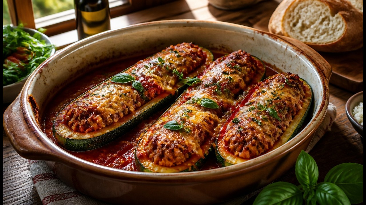 Savourez des courgettes farcies à l'italienne !
