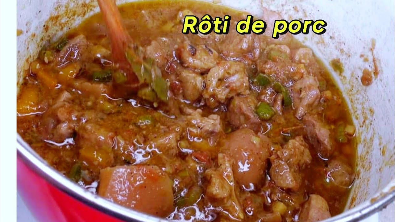 Délicieux rôti de porc Cameroun🇨🇲 pour pain, riz, miondo etc. / porc rôti
