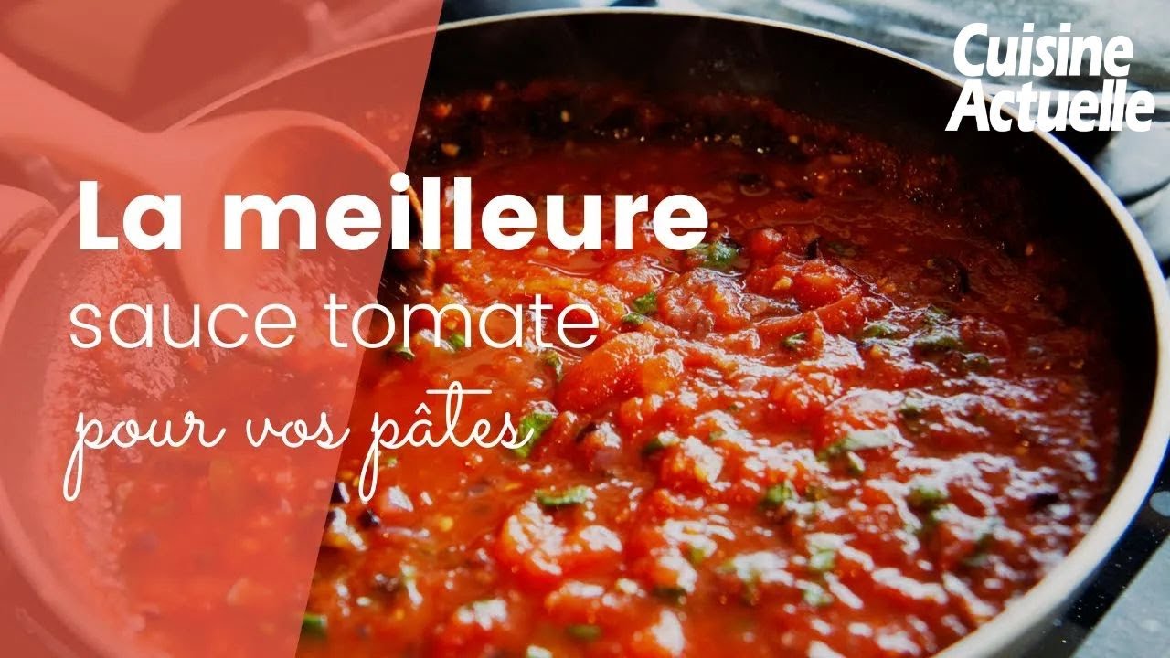 Sauce tomate MAISON inratable 🍅 | Recette facile pour des pâtes savoureuses