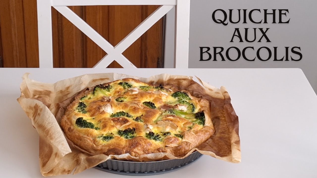 Cuisine : Quiche aux brocolis