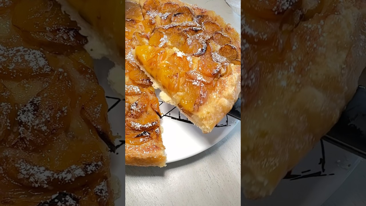 Tarte aux prunes 😍 #recettefacile