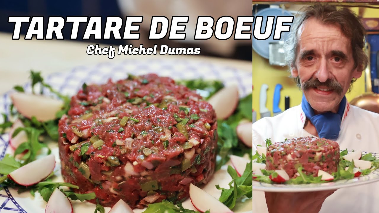 TARTARE DE BOEUF | Une recette facile et rapide idéal pour l'été servi comme dans les années 80 s