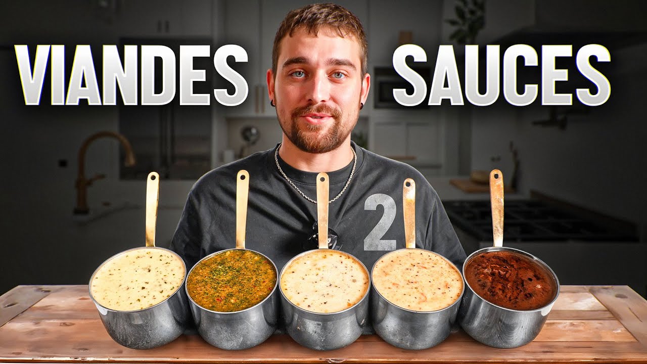 5 Sauces à Viande INDISPENSABLES (épisode 2) que tout Bon Chef doit connaître !🔥