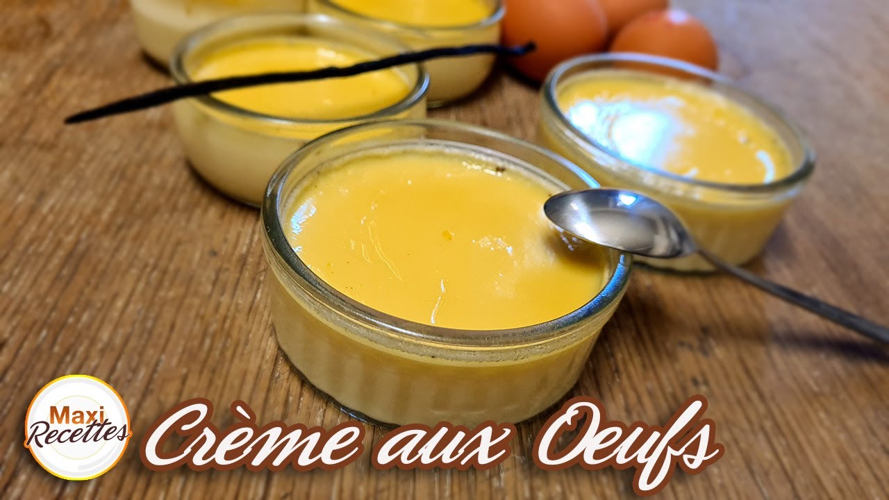 Crème aux Oeufs Maison - Recette Facile et Rapide