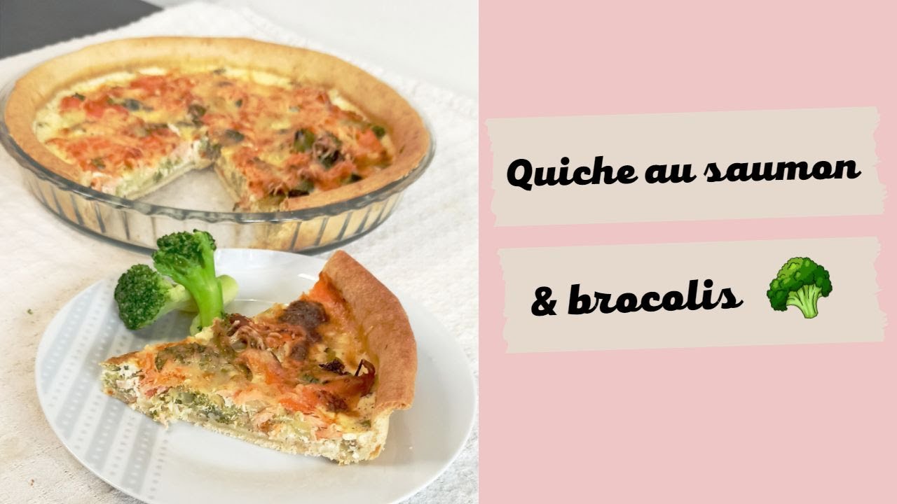 La meilleur recette de quiche au saumon et brocolis ! Recette facile et simple un délice !