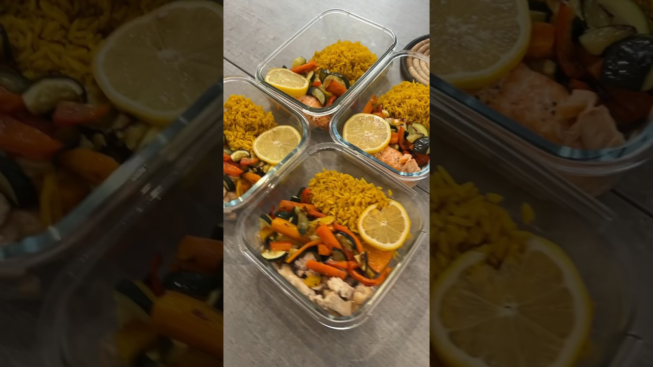 Préparer ses repas pour la semaine : recette pour manger sainement ￼