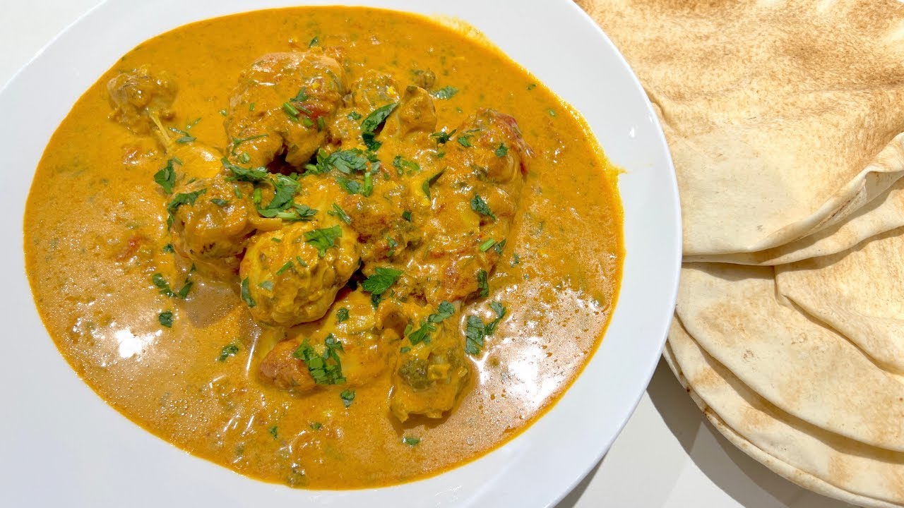 UNE BONNE RECETTE FACILE DE POULET AU CURRY ET LAIT DE COCO 🤤