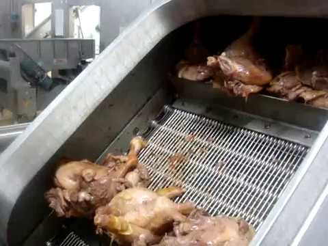 Cuisson en continu de cuisses de canard WLIRC