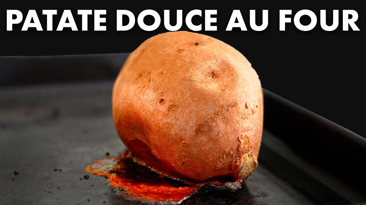 Comment Cuire Des Patates Douces Au Four (30 secondes de préparation) !🥔