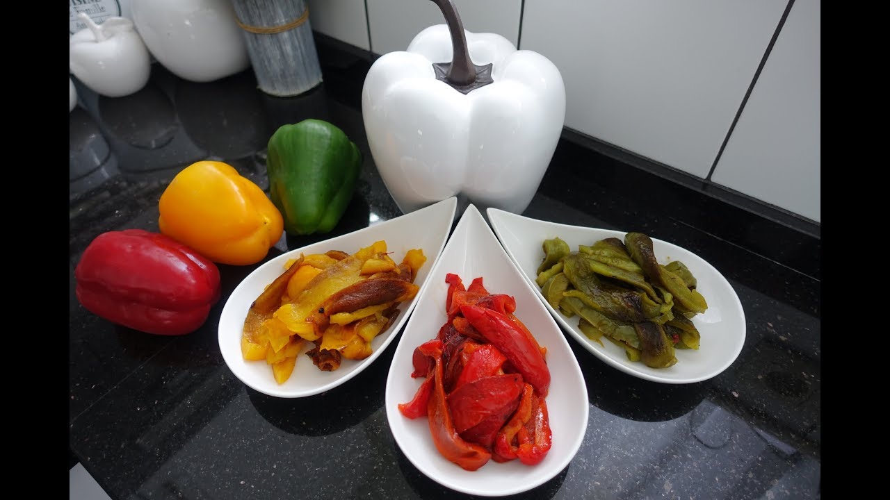 Poivrons grillés au four | Recettes très facile avec pleins d'astuces  pratiques