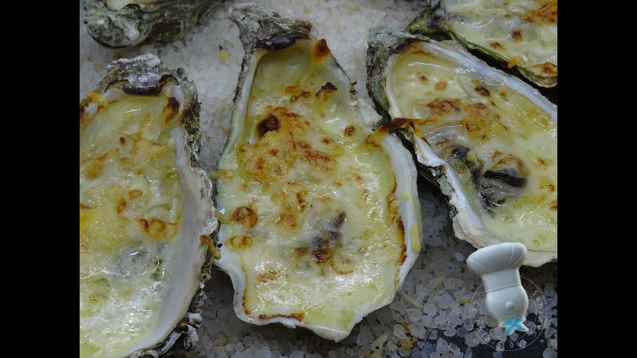 Recette d'huîtres chaudes