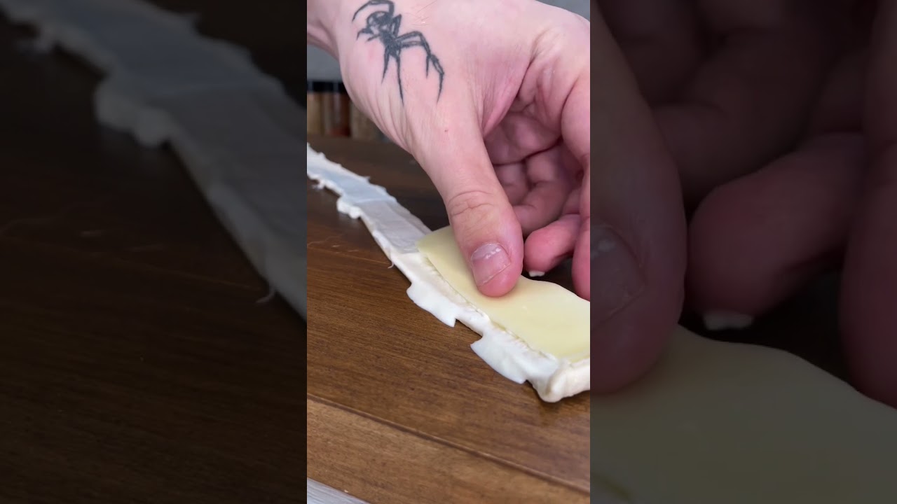 Des FEUILLETÉS Jambon mozzarella incroyable !! 🤤 #shorts #recette #cuisine #food #seizemay #short