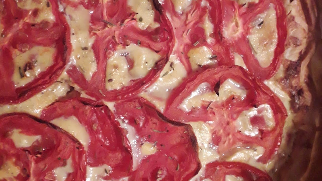 QUICHE JAMBON TOMATE FACILE