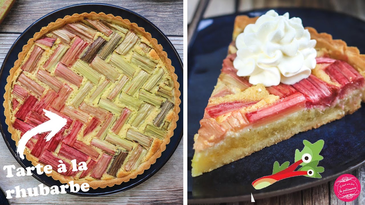 TARTE à la RHUBARBE FACILE