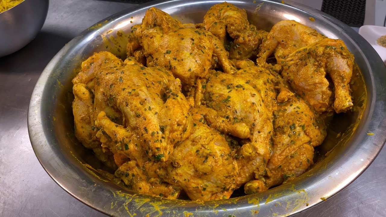 Coquelet farci à la marocaine