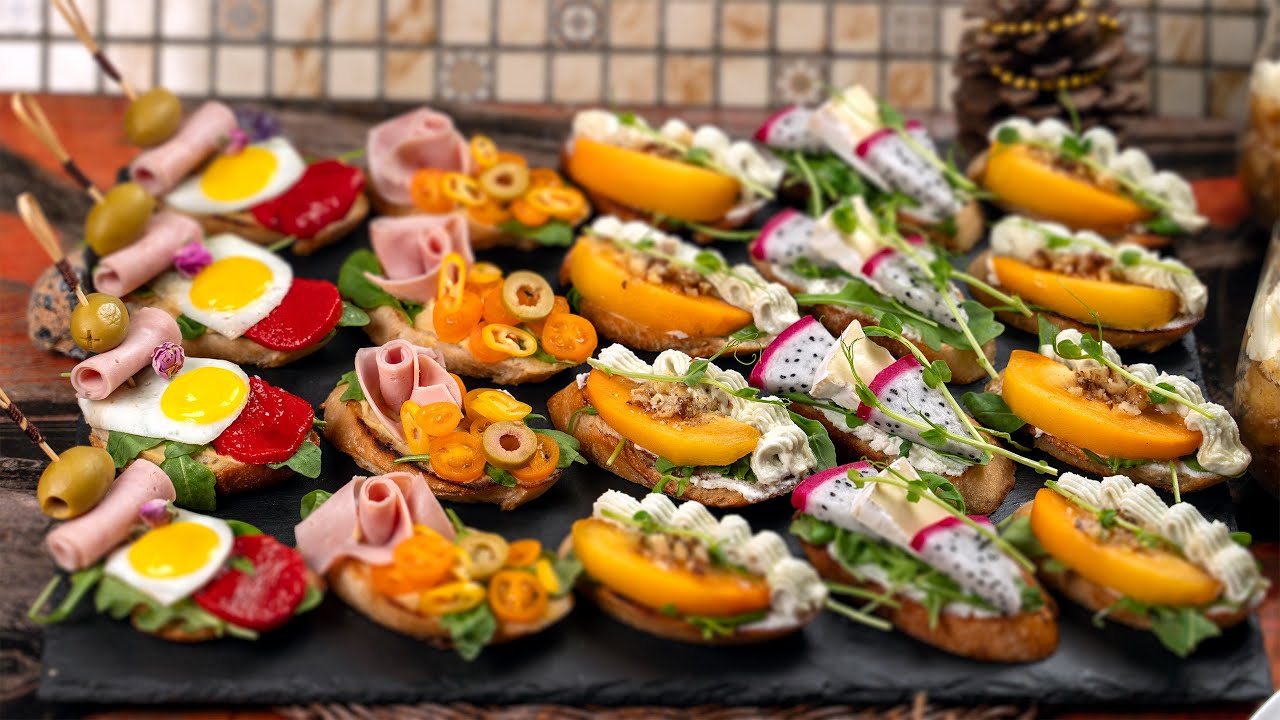 Top 5 Gourmet Baguette Canapés: Sweet, Savory & Spicy Ideas