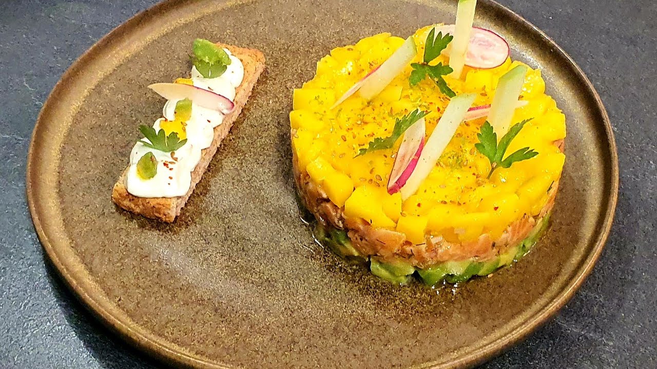 Tartare de Saumon Avocat et Mangue | Recette rapide et facile