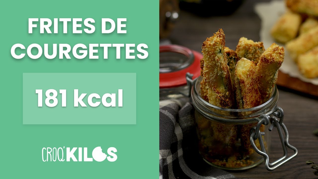 Frites de courgettes au four - Croq'Kilos