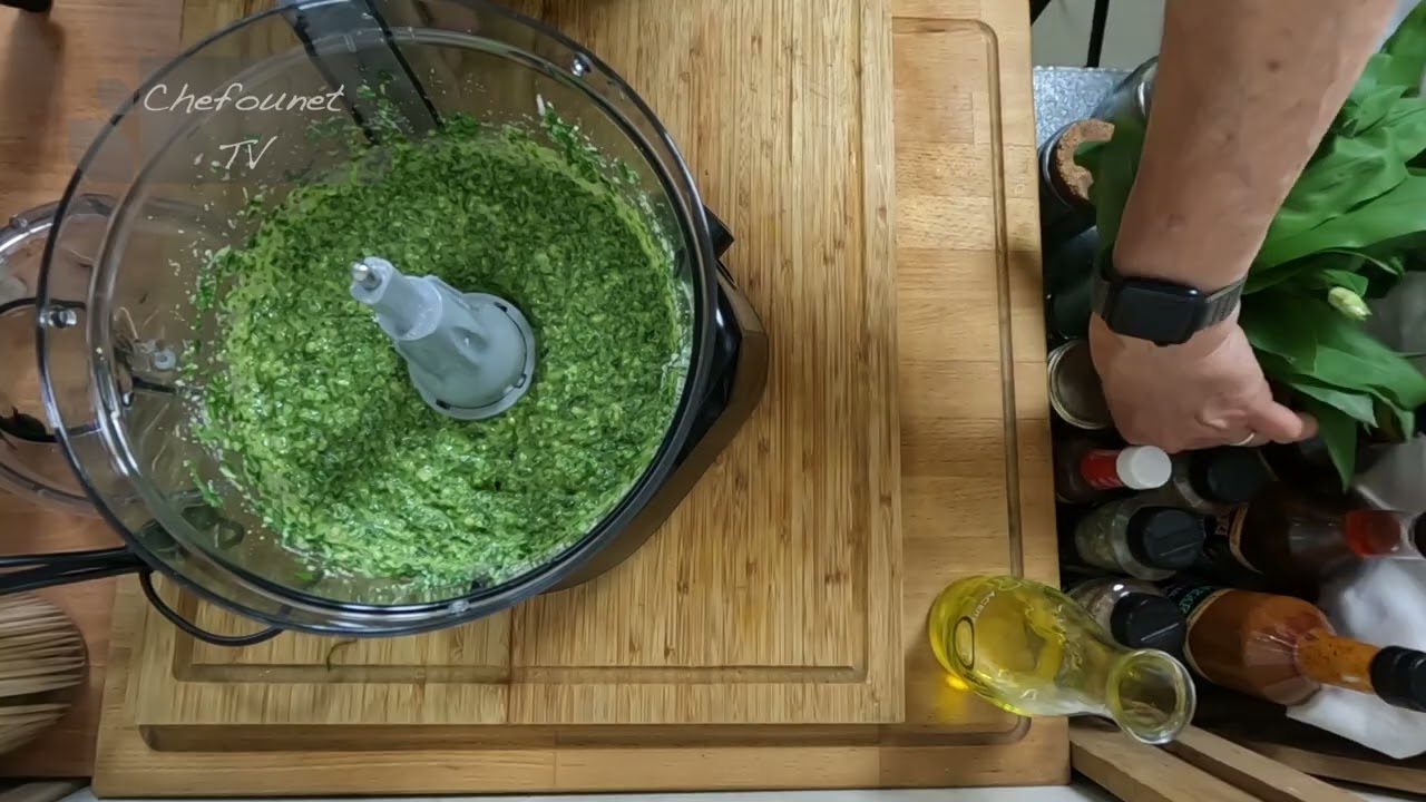 Marinades et pesto à l'ail des ours