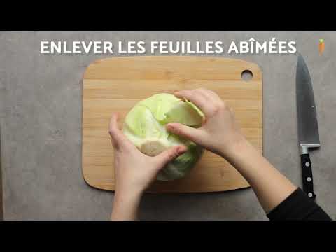 Comment préparer le chou blanc ?