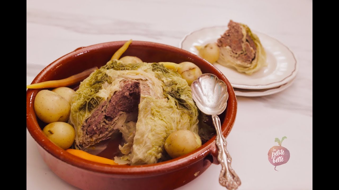 CHOU FARCI TRADITIONNEL 🌿 Braisé Réconfort 🥔🥕Tuto recette La petite bette