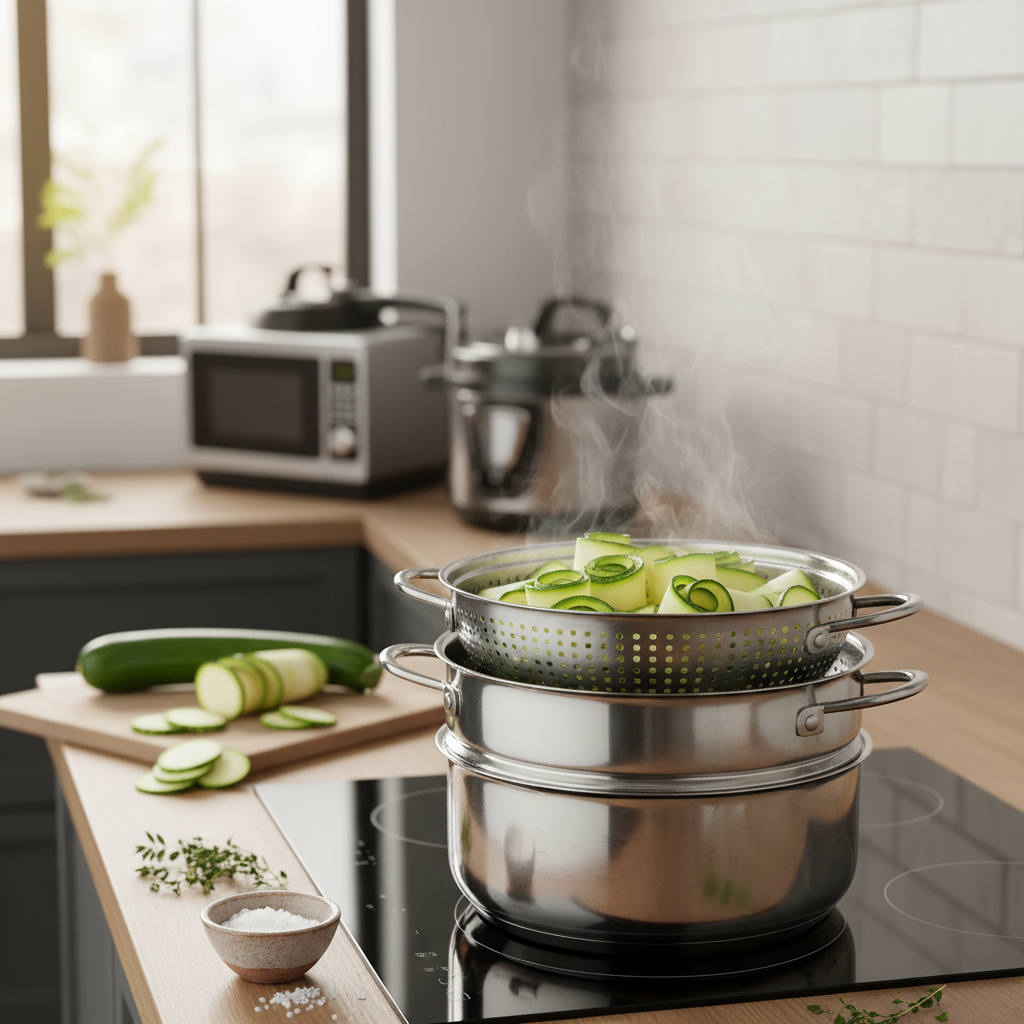 découvrez une recette légère et savoureuse de cuisson courgette vapeur, facile à préparer pour un repas sain et gourmand à tester dès maintenant.